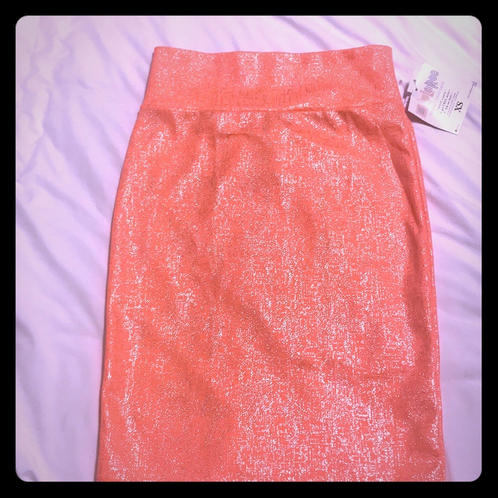 lularoe Cassie xs skirt coral